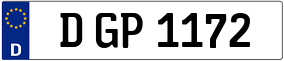 Truck License Plate